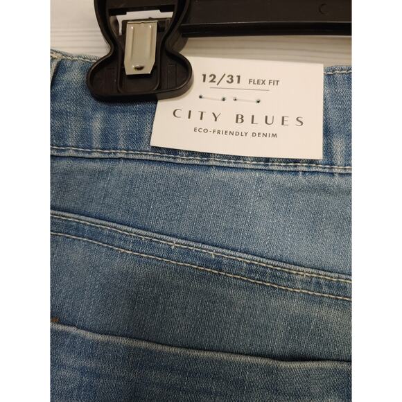 NWT Womens City Blues Wide Leg Cropped Pant sz 12 - Picture 4 of 5